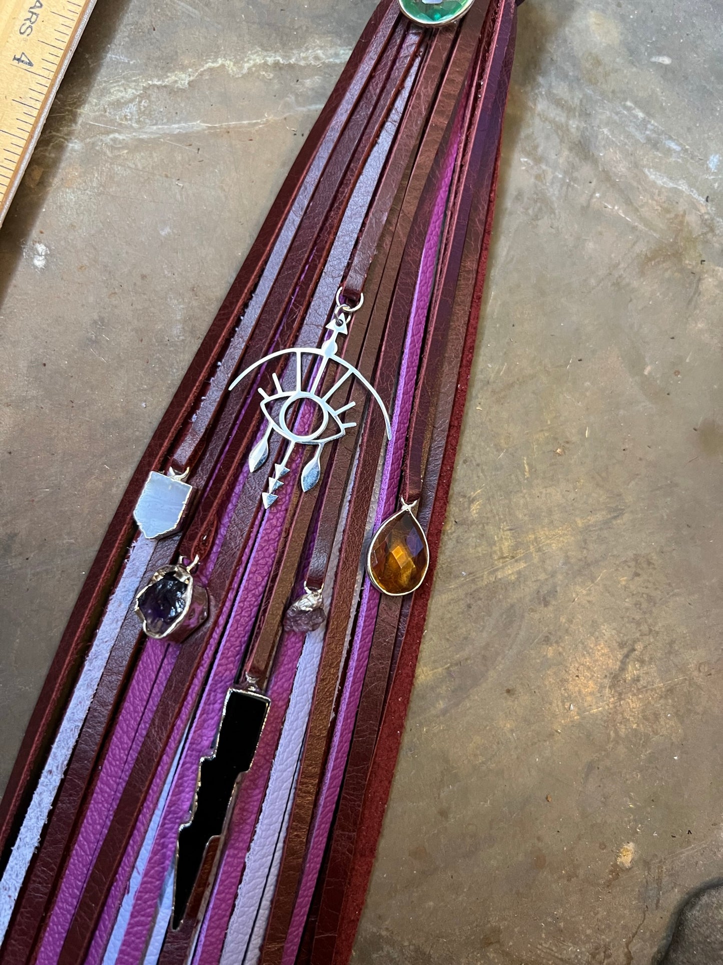 Merlot - 13" - Single Clip Tassel