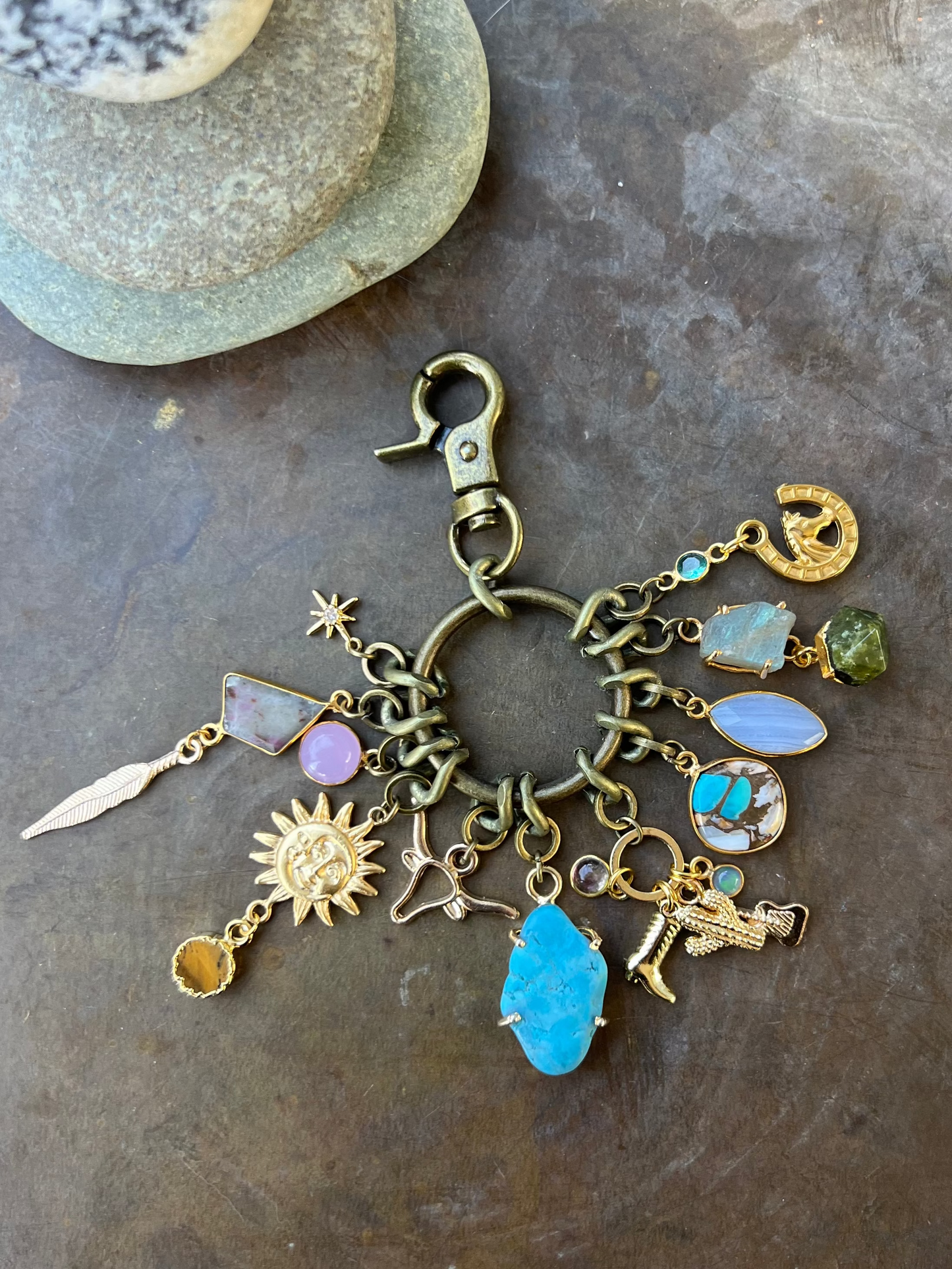 Bronze Charm Ring