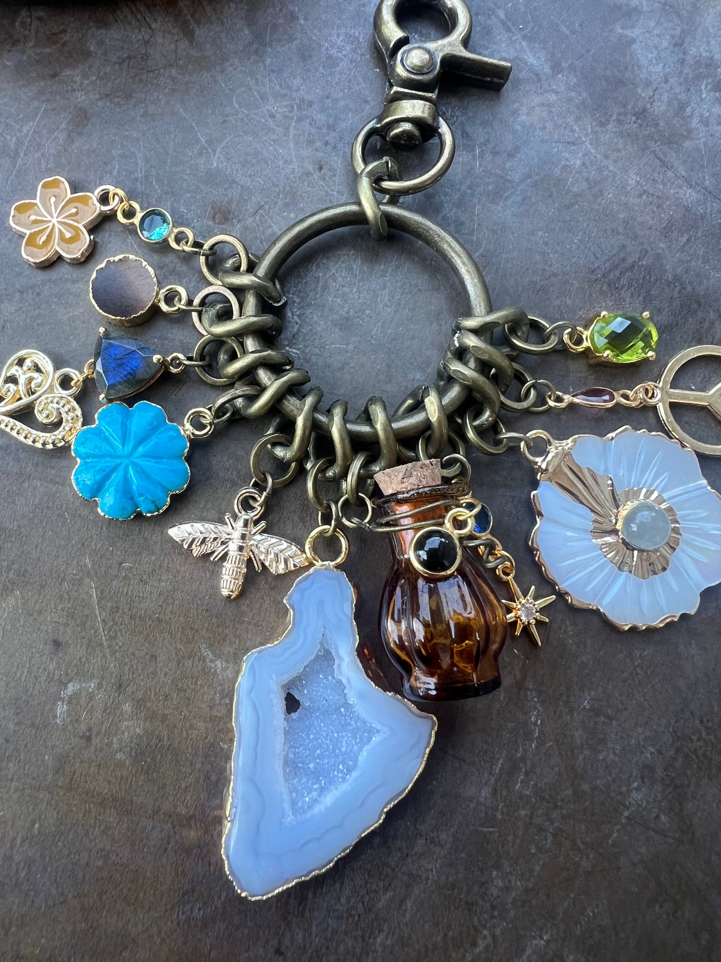 Bronze Charm Ring