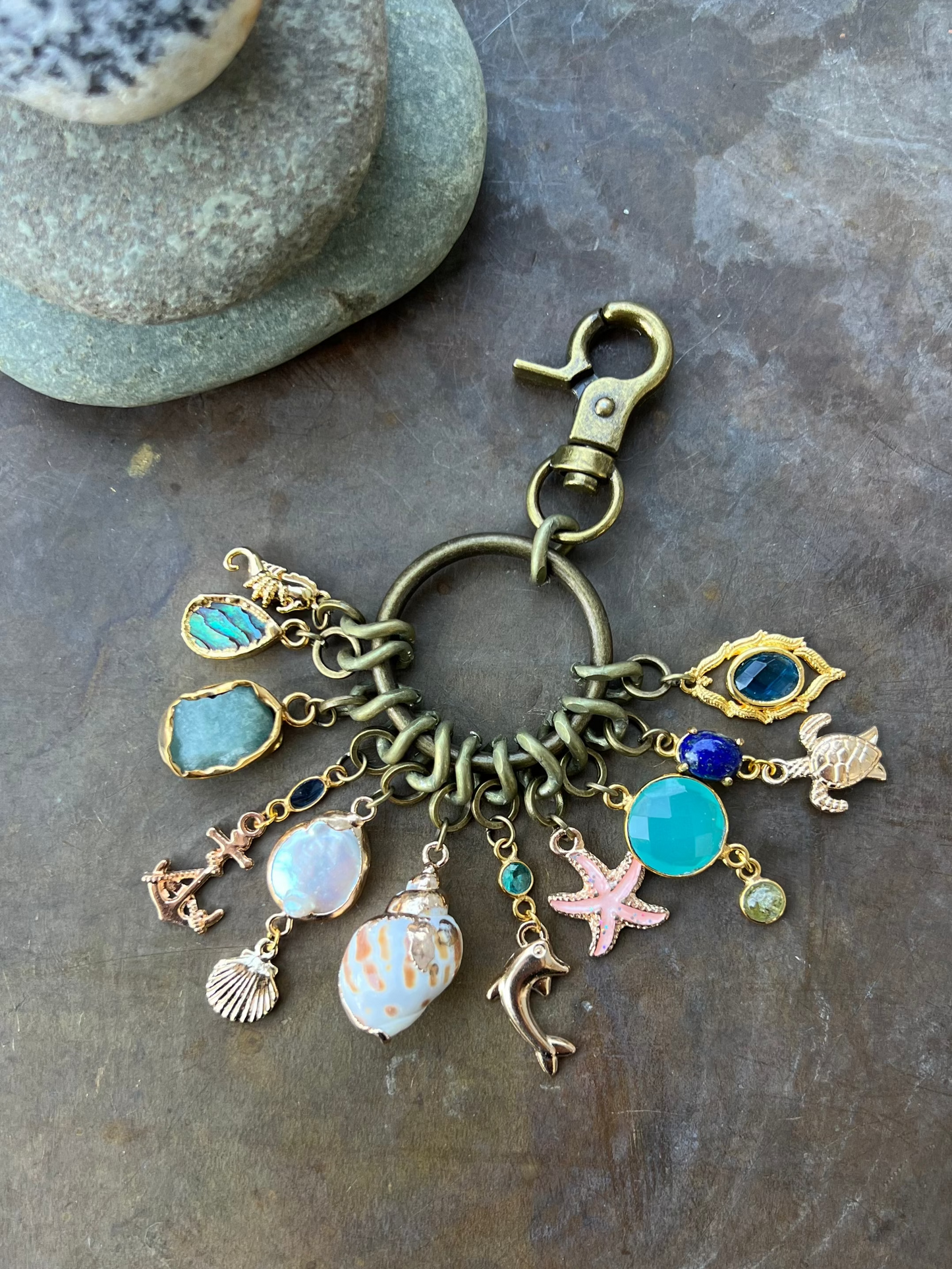 Bronze Charm Ring