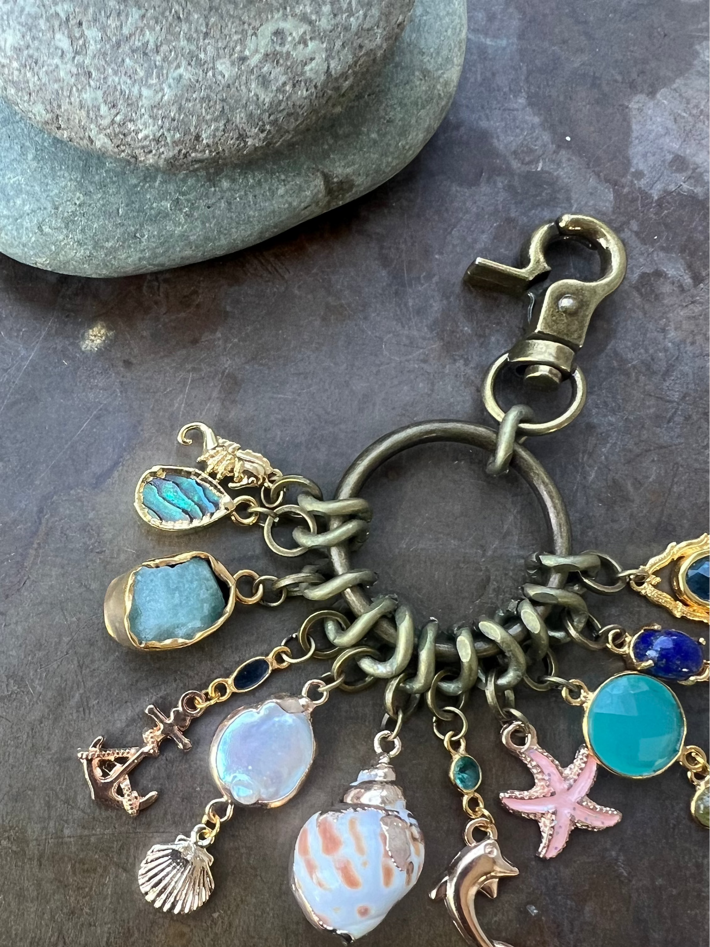 Bronze Charm Ring