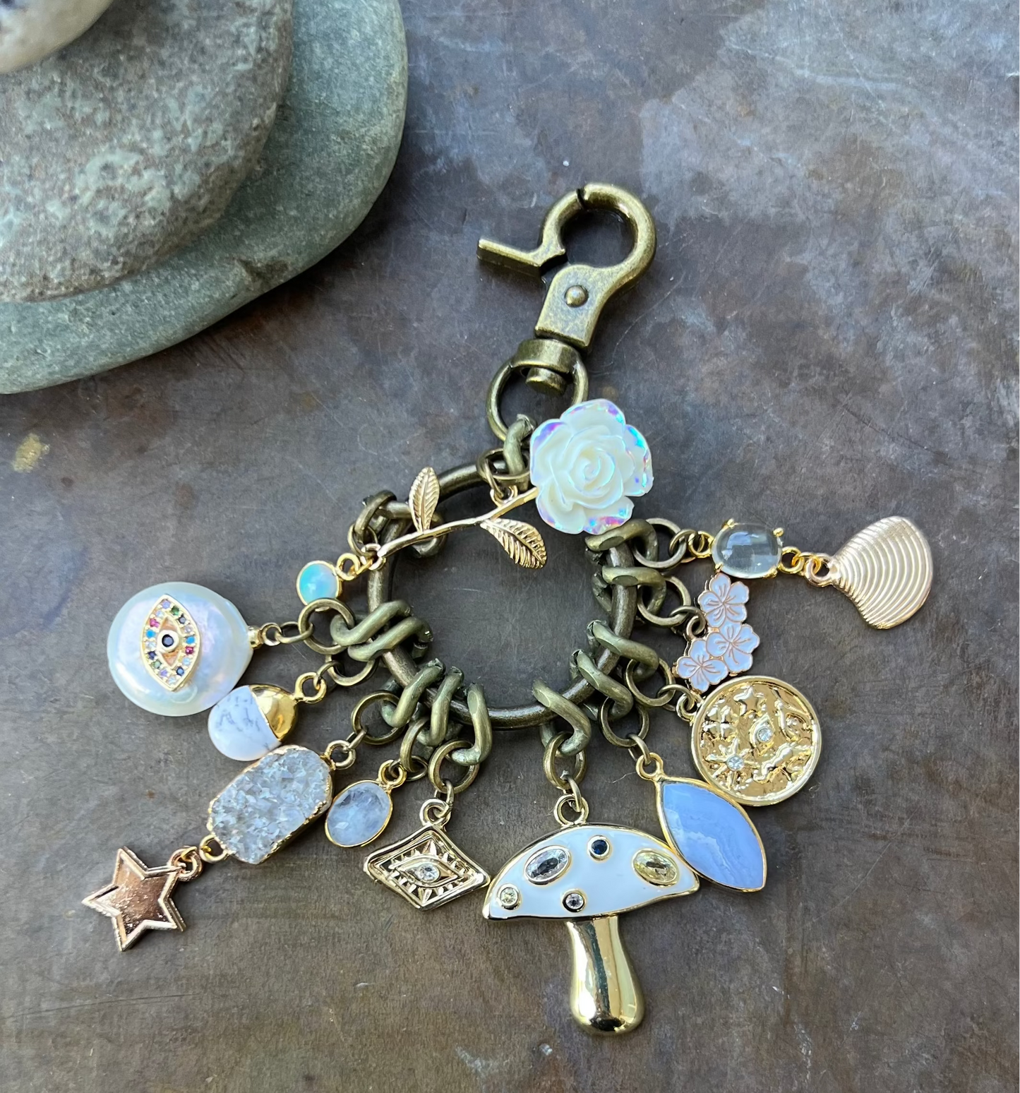 Bronze Charm Ring