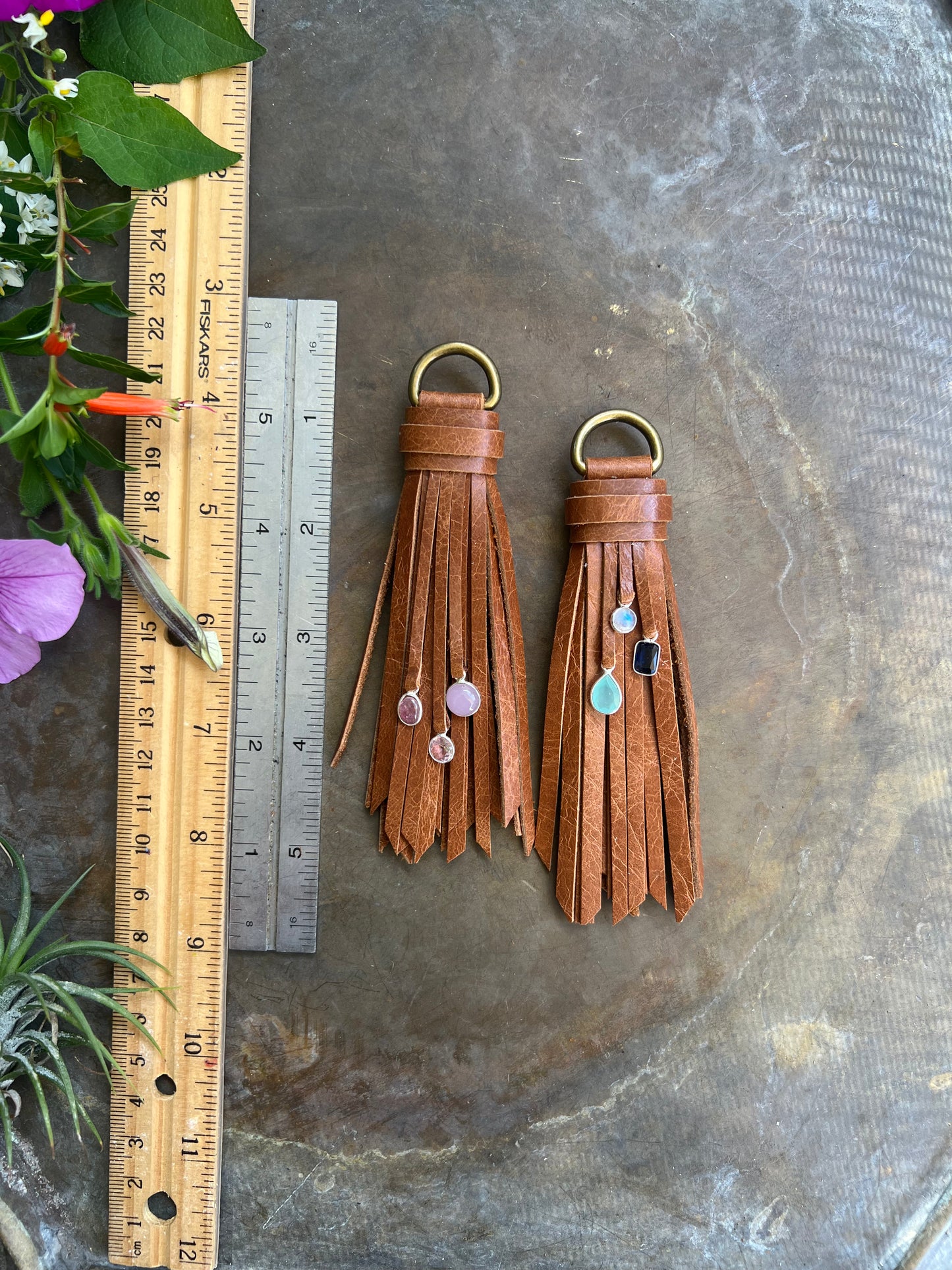 5" - Tan D-Ring Set