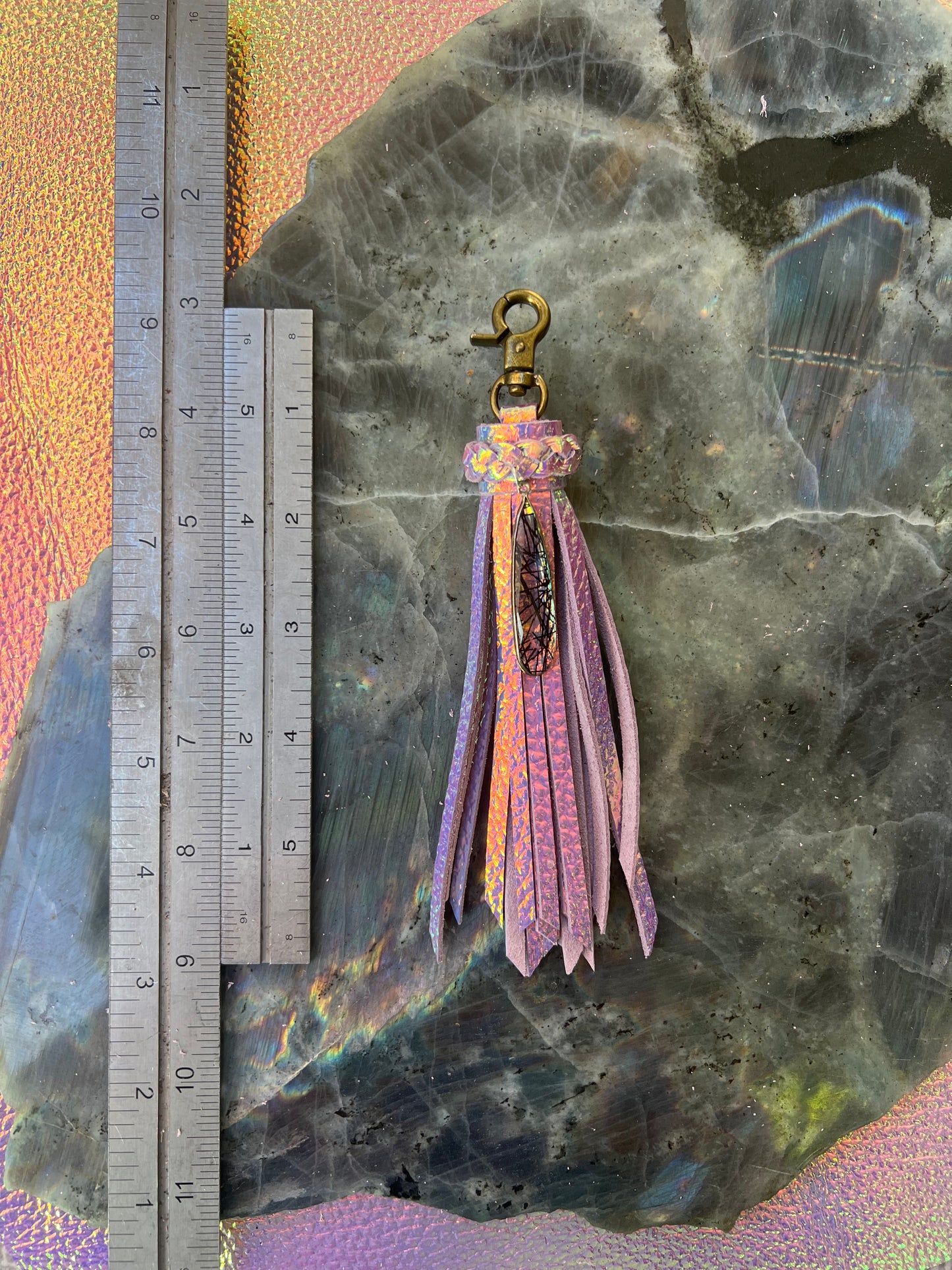 6" Zipper Pull - Unicorn Leather