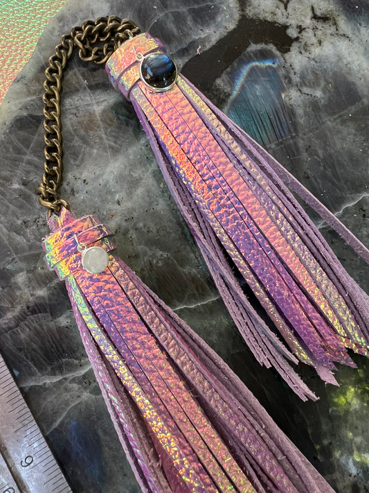 6" Double-Chain Tassel - Unicorn Leather