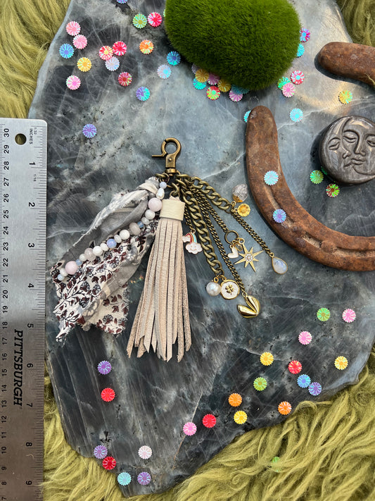 Untamed Tassel - Salt Leather