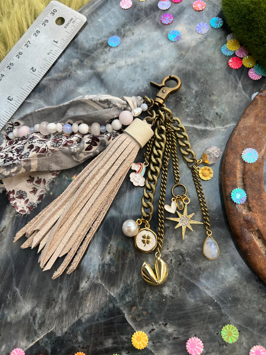 Untamed Tassel - Salt Leather