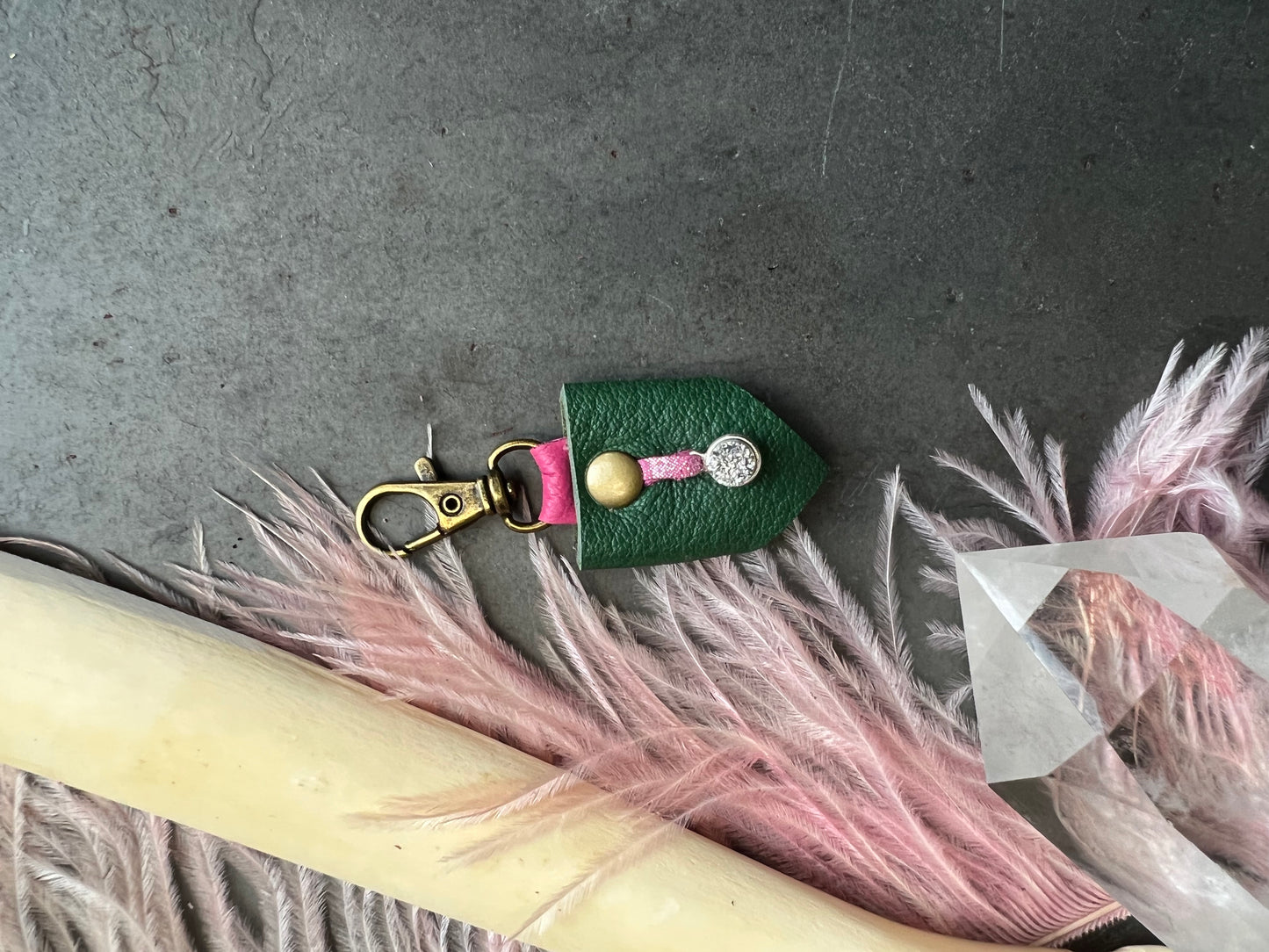 Green Bandana Charm