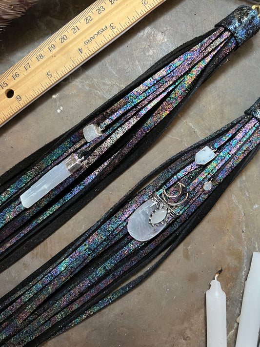 Oil Slick - 12" - Chain Double Tassel